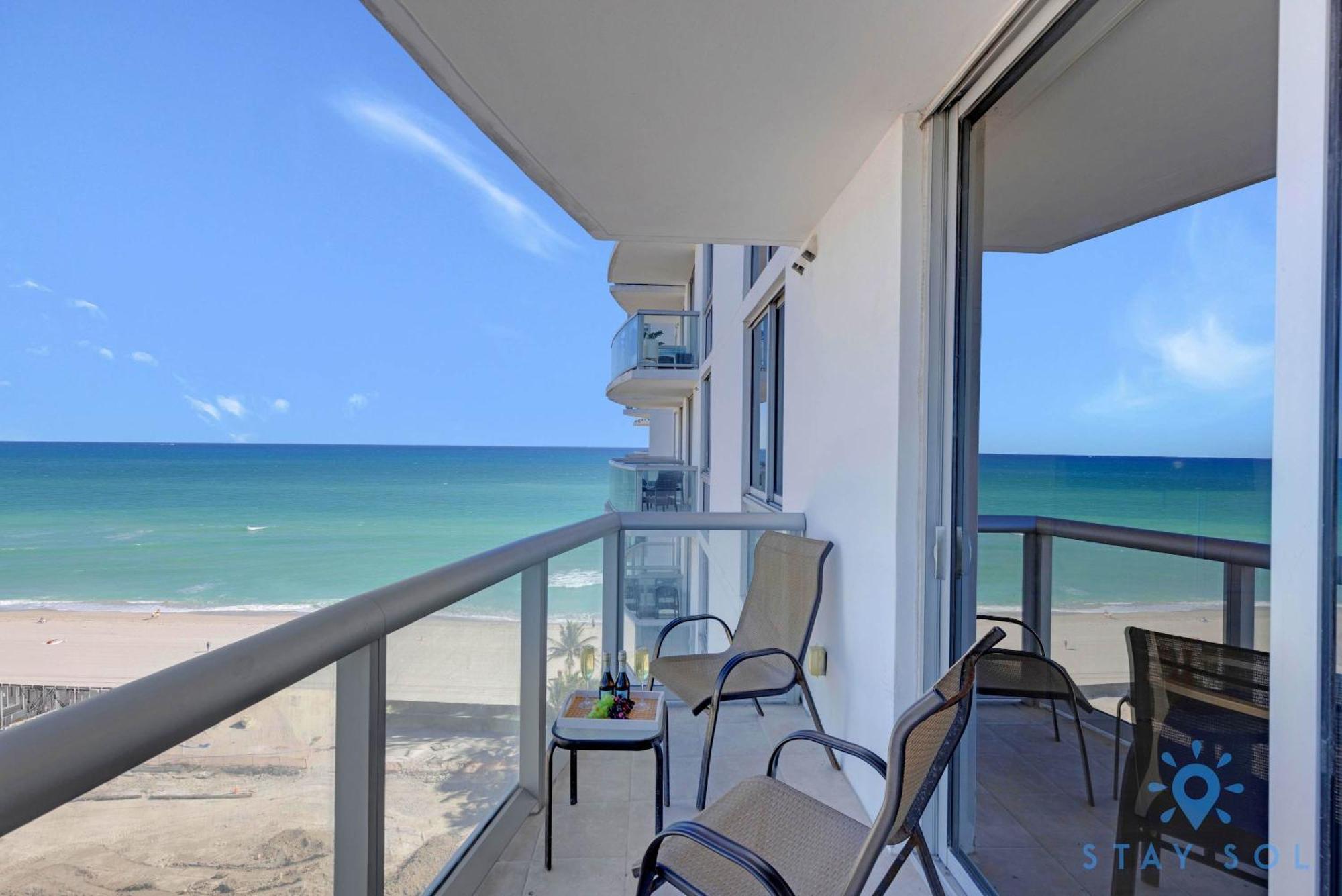 Beachfront Resort - Pool - Ocean View Balcony- Gym 마이애미 비치 외부 사진