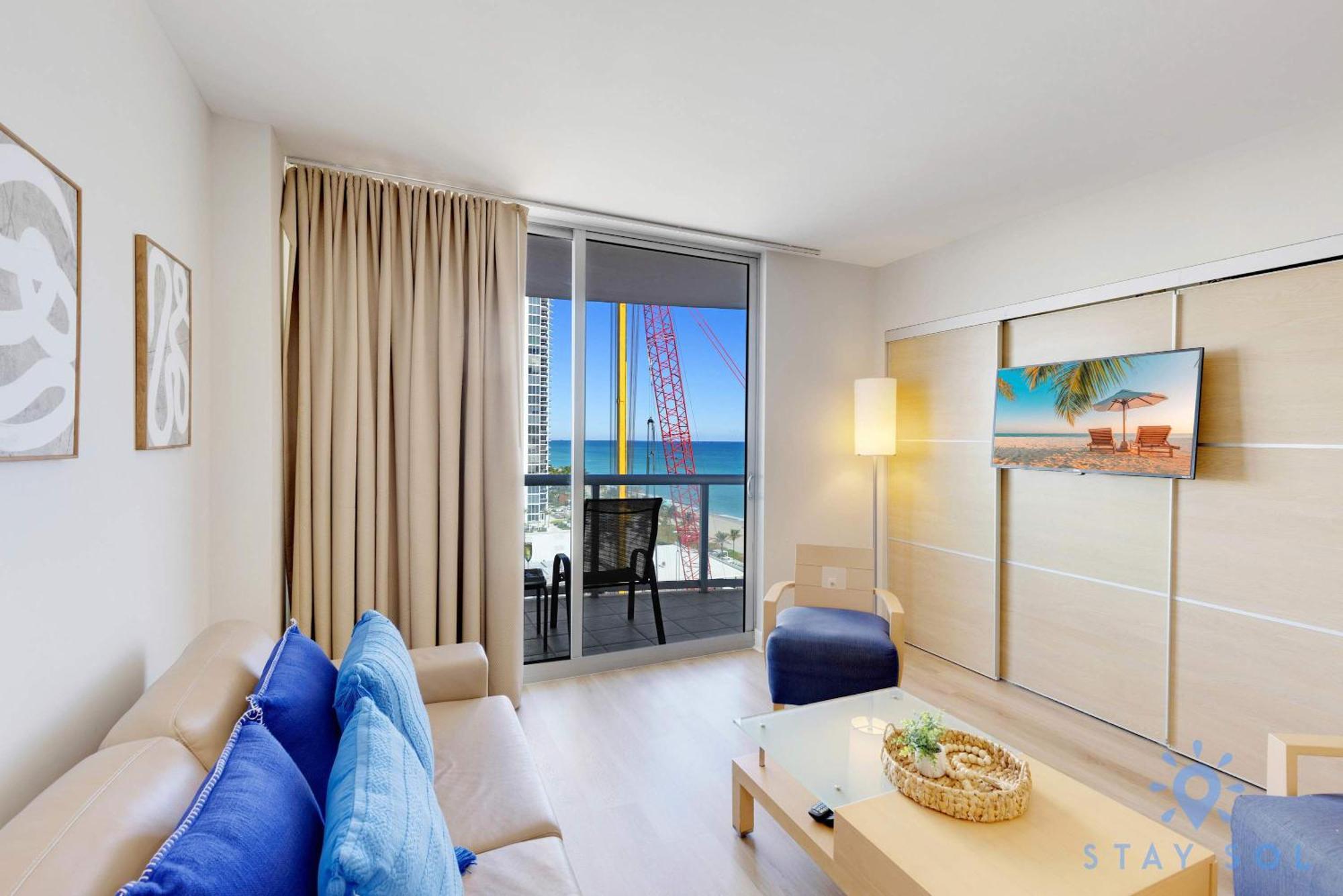 Beachfront Resort - Pool - Ocean View Balcony- Gym 마이애미 비치 외부 사진